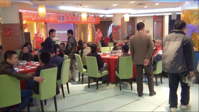 高新区尊龙凯时平台入口防水涂料推介会现场