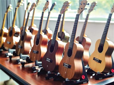 惠州市汤姆乐器有限公司生产的产品。记者 黄保国 摄